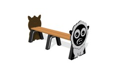 Farm Animal Bench 1.6m (various animal ends)